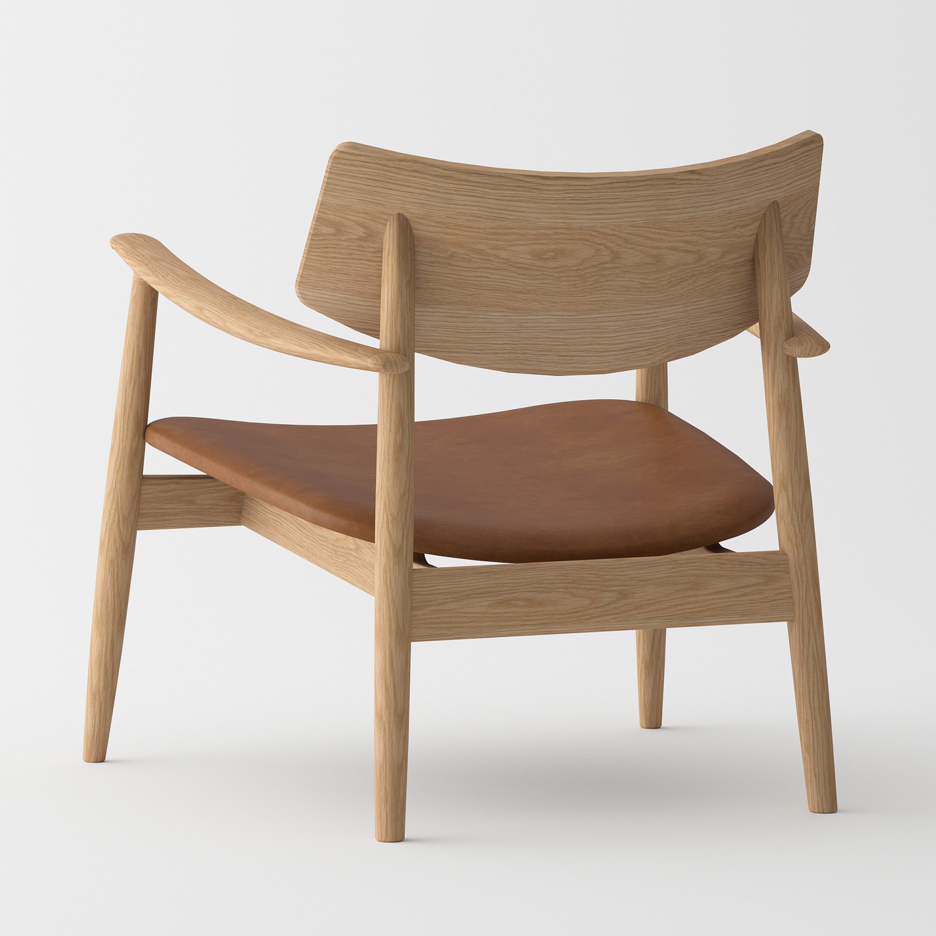 Vedersø Loungesessel – Ledersitz